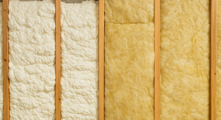 mousse projetée vs laine de verre