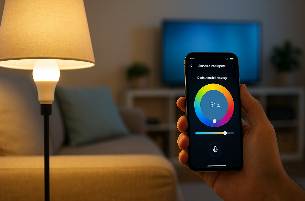 éclairage intellignet avec son smartphone