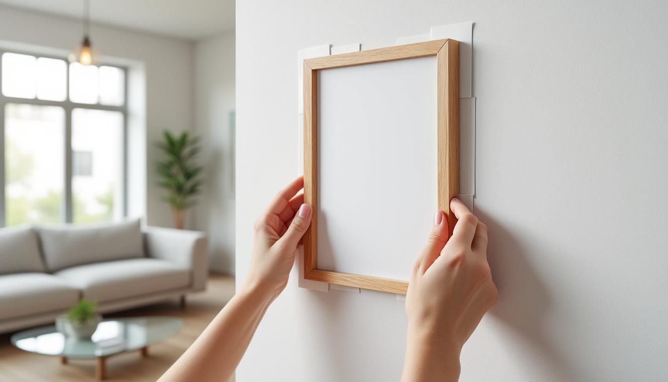 découvrez comment accrocher un cadre facilement au mur sans percer grâce à nos astuces simples et efficaces pour décorer vos murs sans abîmer votre intérieur.