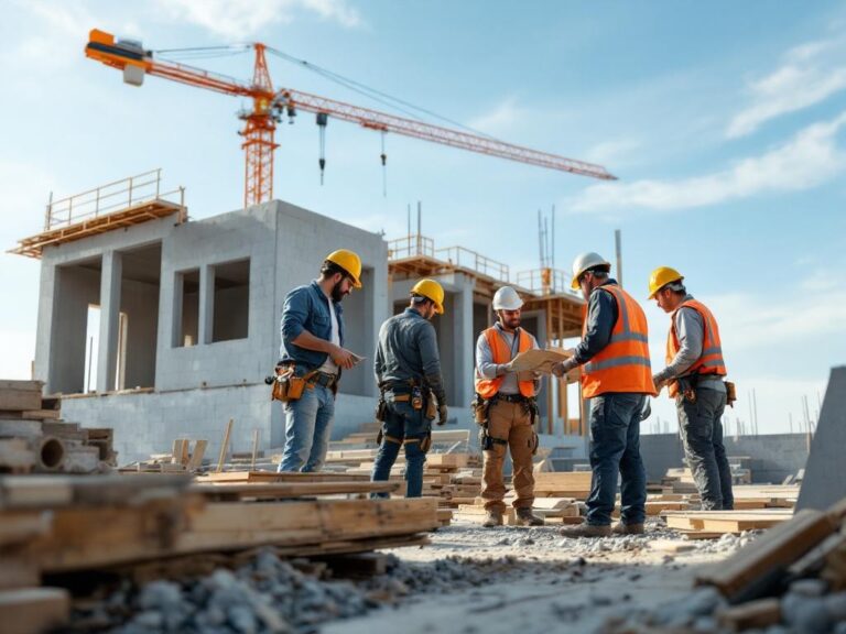 Les différents emplois dans le bâtiment