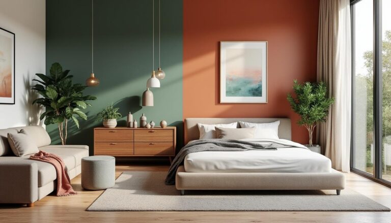 découvrez des idées tendances et des associations de 2 couleurs pour peindre votre chambre adulte avec style et harmonie.
