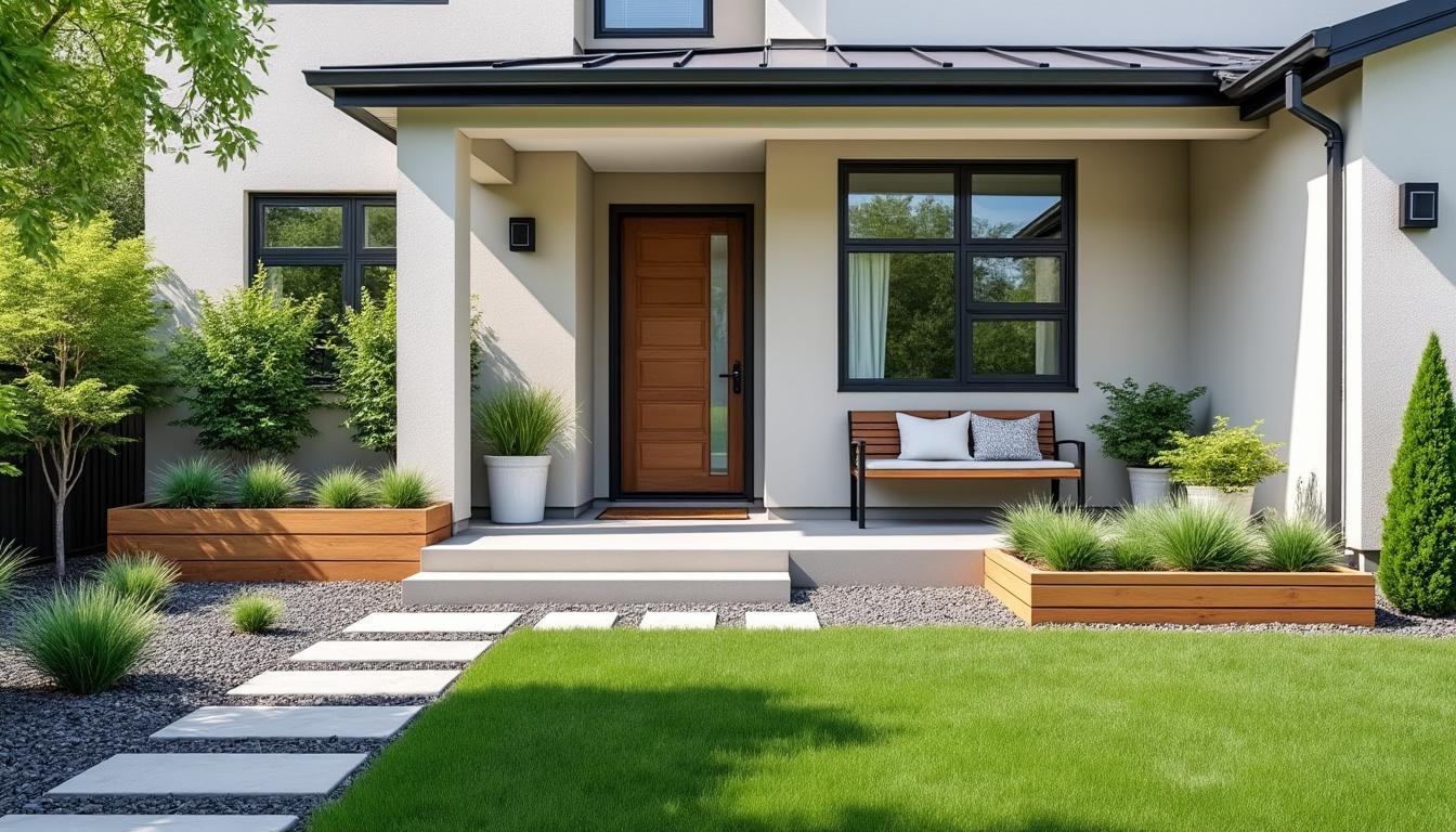 découvrez des idées faciles et économiques pour aménager l'avant de votre maison pas cher, et valorisez votre entrée sans vous ruiner.