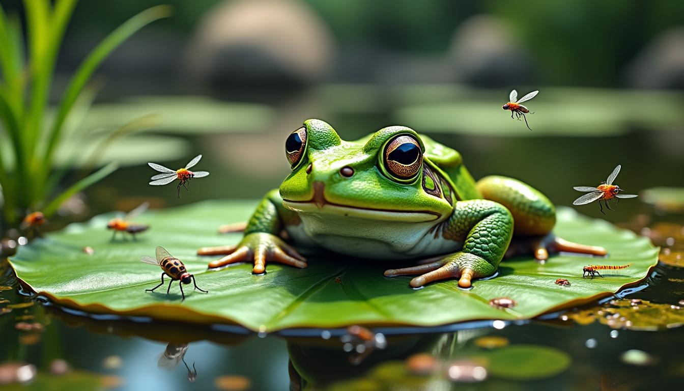 découvrez le régime alimentaire des grenouilles vivant en bassin, leurs aliments clés et conseils pour bien les nourrir afin de garantir leur santé et leur bien-être.