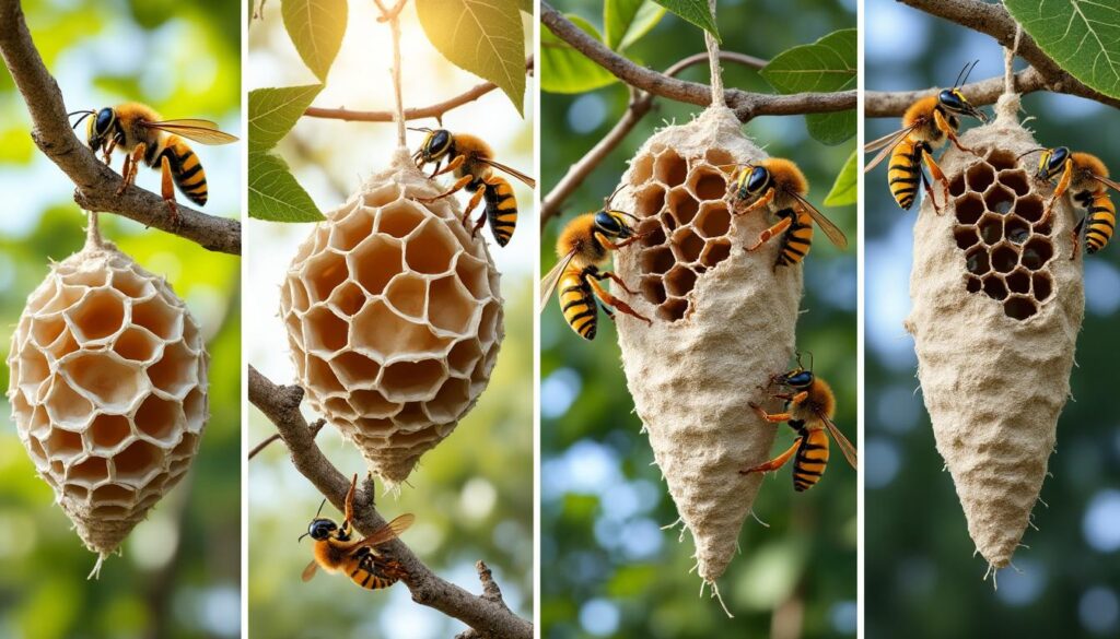 découvrez la durée et les étapes clés de la construction d’un nid de frelon, de la sélection du site à l’achèvement de la structure.
