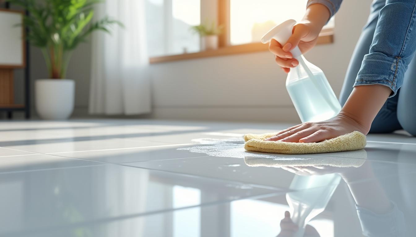 découvrez comment enlever efficacement le voile blanc sur un carrelage neuf grâce à nos astuces simples et conseils pratiques pour un sol propre et éclatant.