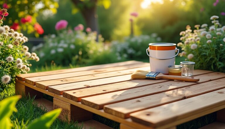 découvrez nos conseils pratiques pour prolonger la durée de vie de votre terrasse en palette et en profiter longtemps.