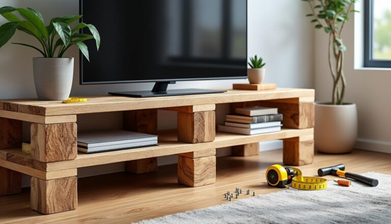 apprenez à fabriquer un support tv en palette avec notre tutoriel simple et économique, idéal pour un meuble original et durable.