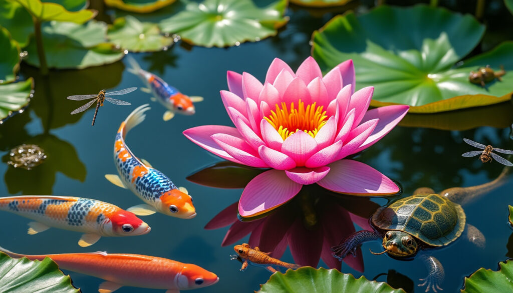 découvrez le rôle essentiel des nénuphars et leurs interactions avec les animaux aquatiques dans les écosystèmes naturels, favorisant la biodiversité et l'équilibre des milieux aquatiques.
