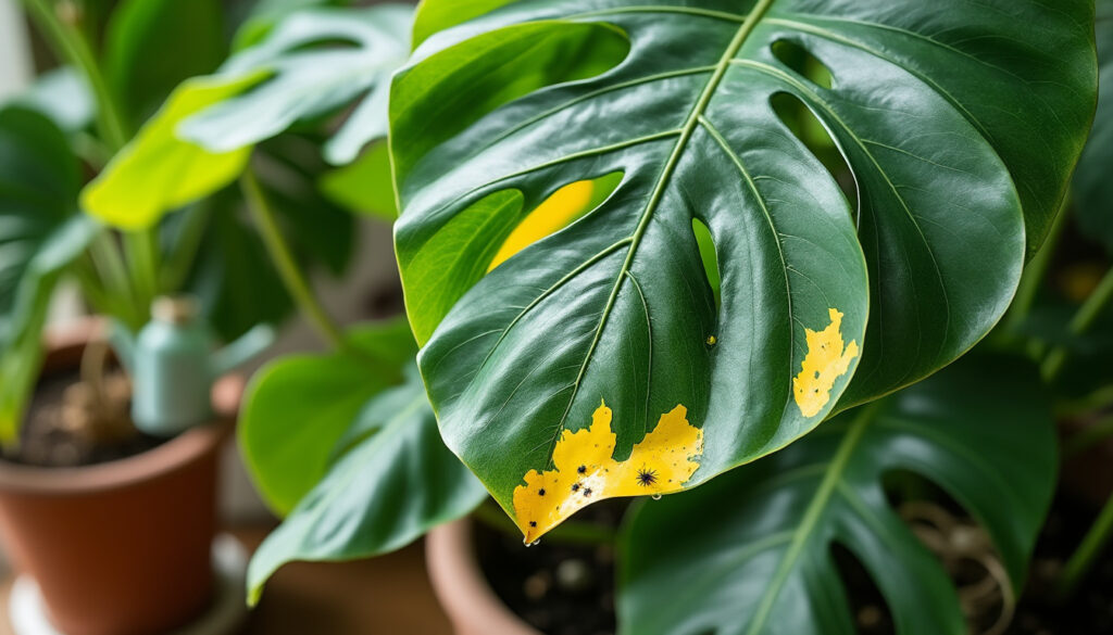 découvrez les causes principales des feuilles jaunes sur votre monstera et apprenez des solutions efficaces pour redonner vie à votre plante.
