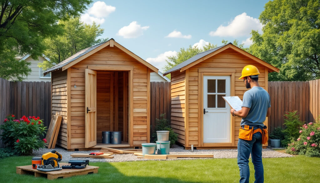découvrez les démarches et autorisations nécessaires pour le remplacement d’un abri de jardin existant, afin de respecter la réglementation et éviter les sanctions.