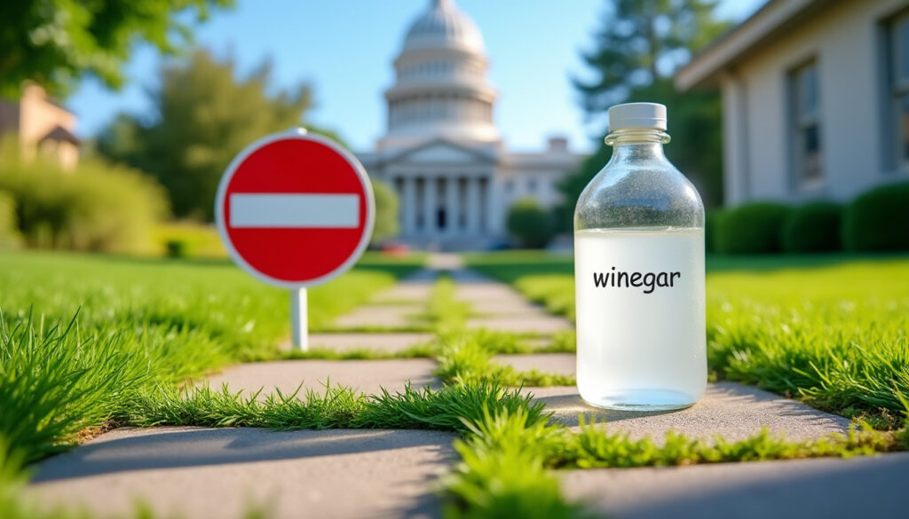 découvrez ce que prévoit la loi en 2025 concernant l'interdiction du vinaigre blanc comme désherbant naturel et les alternatives possibles.