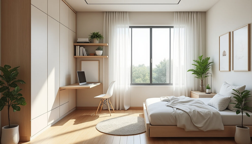 découvrez nos astuces pratiques pour aménager une petite chambre et optimiser l’espace afin de créer un environnement fonctionnel et agréable.