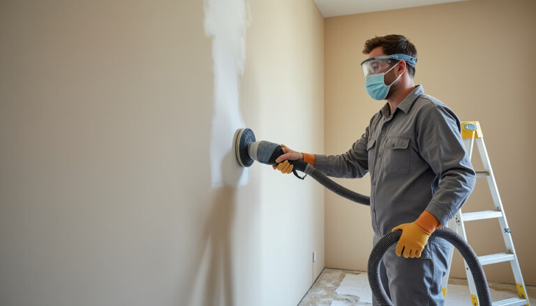 découvrez des méthodes efficaces pour poncer vos murs et plafonds sans générer de poussière, pour un résultat propre et professionnel.
