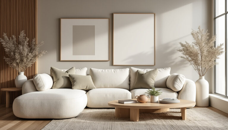 craquez pour le canapé bouclette : une assise douce et confortable qui apporte une touche tendance et chaleureuse à votre salon.