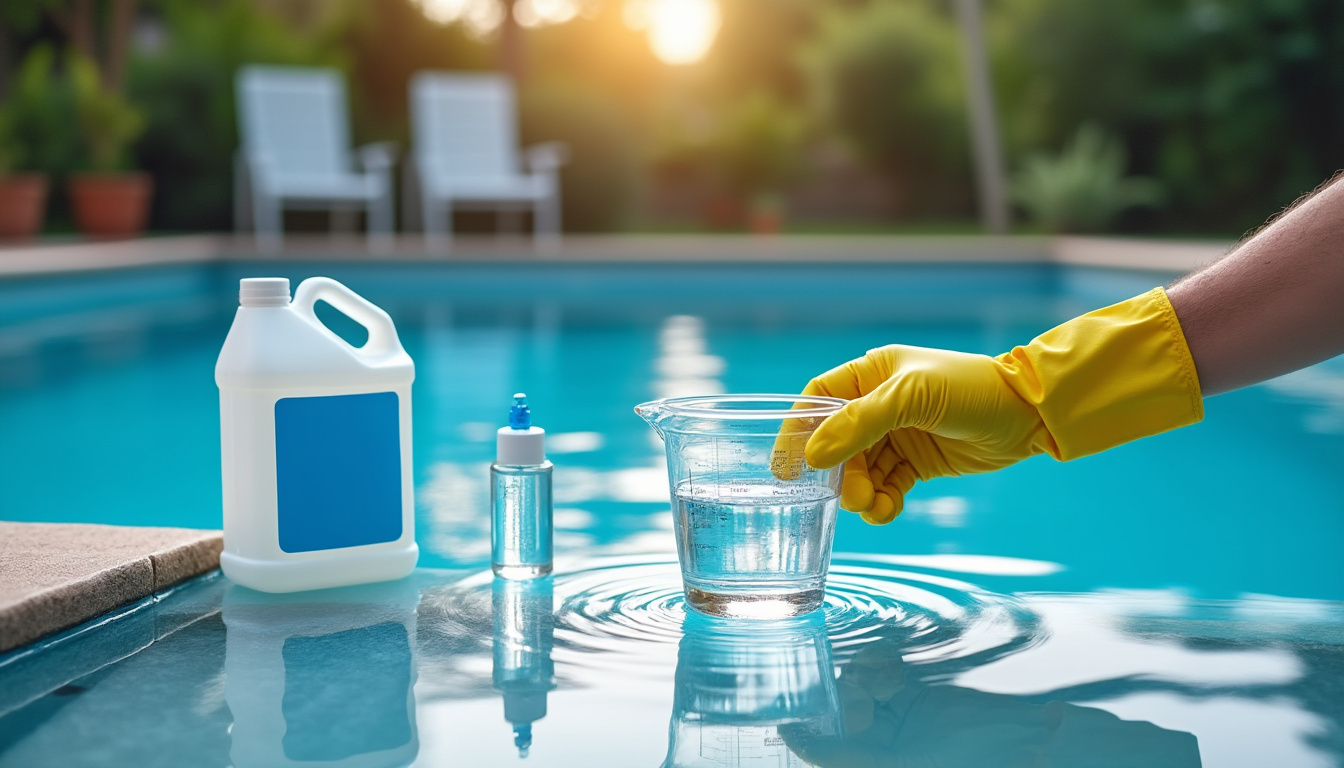 découvrez comment doser l’eau de javel pour une piscine de 50 m³, selon sa concentration et le chlore souhaité, avec des conseils pratiques et de sécurité.