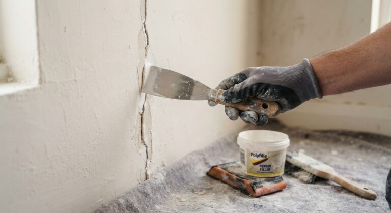 Réparation fissures murs